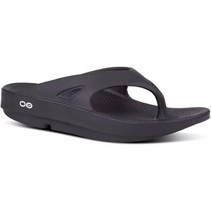 NWT OOFOS Ooriginal Unisex Black Flip Flops - Size Men’s 10 / Women’s 12